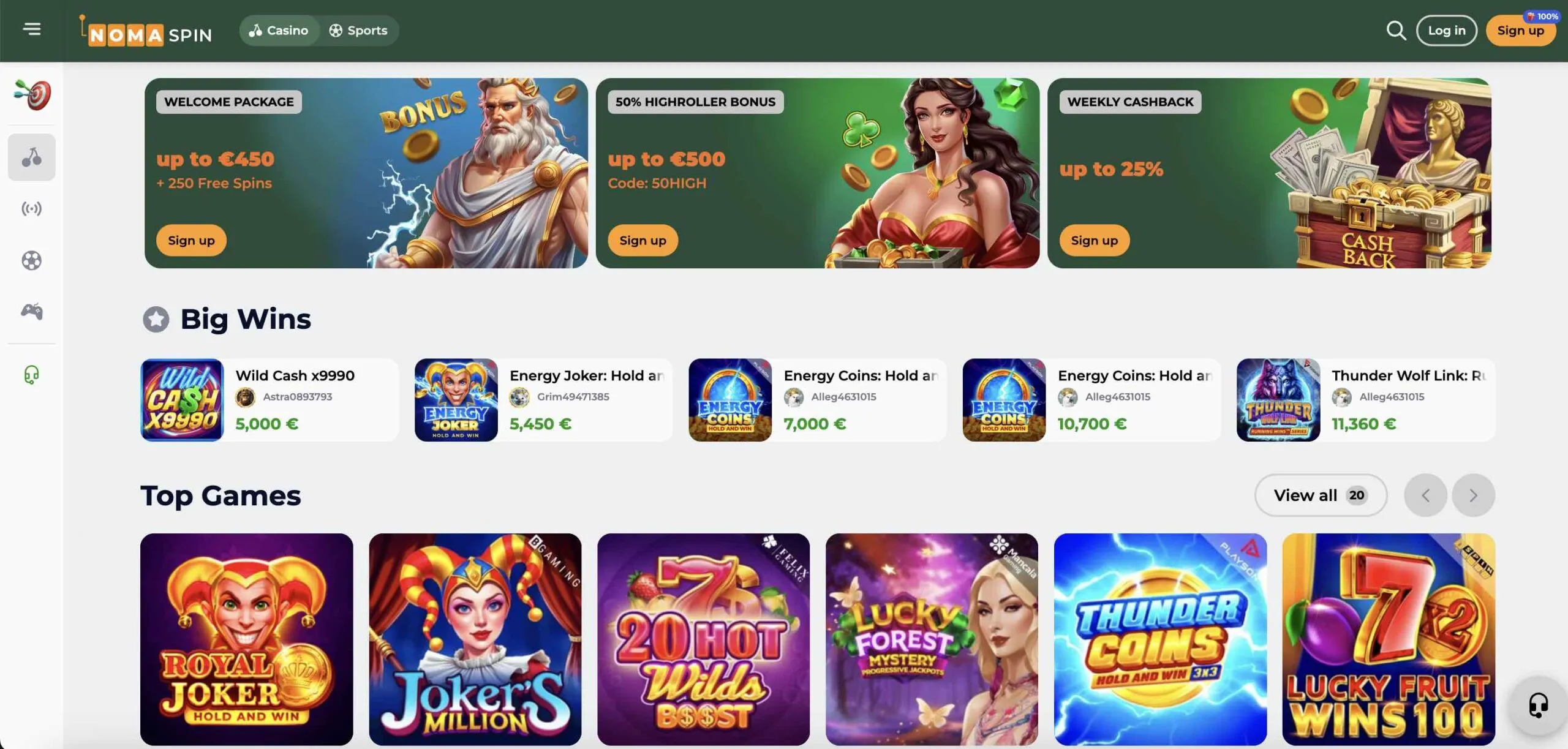 Nomaspin Nederland: De Nieuwe Favoriet voor Online Gaming image 1