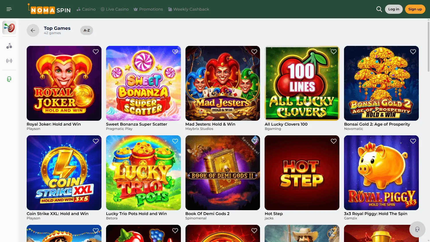 Nomaspin Nederland: De Nieuwe Favoriet voor Online Gaming image 3